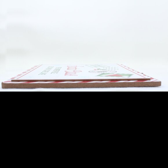 Santa Claus Reindeer Air Mail 8" x 10" Wall Hanging or Wreath Attachment - Picture 3 of 8